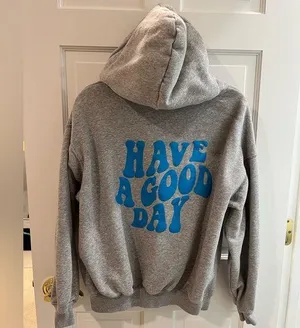 Cotton On Grey hoodie thumbnail 1