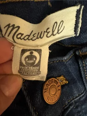 Madewell Dark Indigo High-Rise Skinny Jeans thumbnail 3