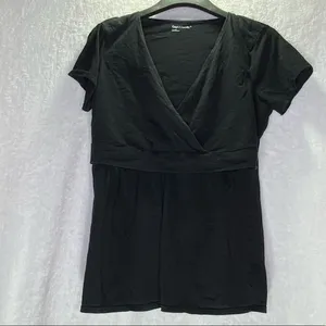 GAP Maternity Nursing Shirt Black thumbnail 6