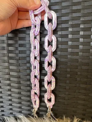 Coach Resin Short Chain Strap ck544 purple thumbnail 12