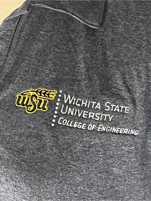 Charles River Apparel Gray WSU Engineering PLTW Embroidered Women’s Polo Small thumbnail 2