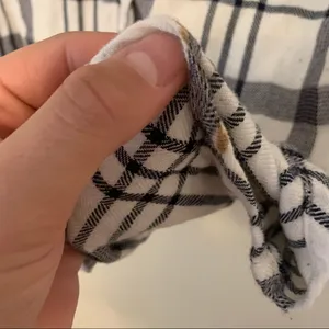 Rails White and Black Plaid Soft Flannel Shirt thumbnail 5