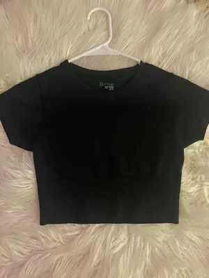 Aerie Sidewalk Seamless Cropped T-Shirt thumbnail 3