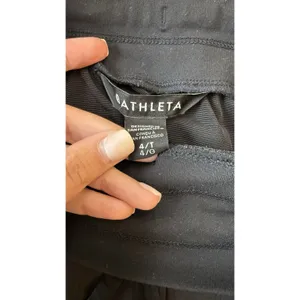 Athleta Women's Black Nylon Blend Trekkie Jogger Pants size 4T Tall 2593 thumbnail 7