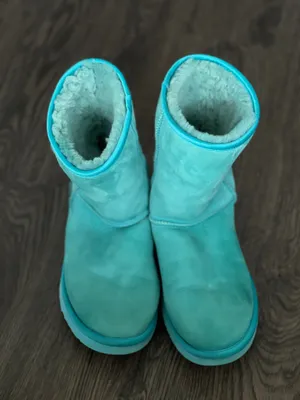 UGG Australia Blue Metallic Sheepskin Boots thumbnail 2