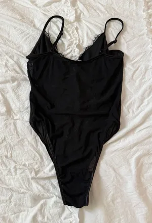 SheIn Lace Mesh Bodysuit thumbnail 2