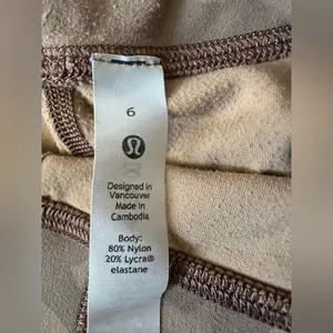 Lululemon Align Leggings Women's 6 Brown Camo High Rise Yoga Pants Athleisure thumbnail 4