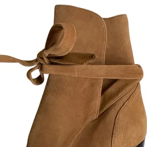 EUC Banana Republic Leather wheeled Split Shaft Boots Brown Size 8 thumbnail 3