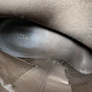 Gianni Bini Tovyy Booties Brown Suede Leather Block Heel Zip Up Women’s Size 7.5 thumbnail 12
