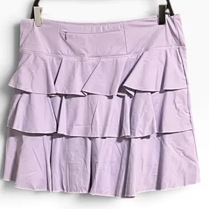 Jack Smith Lavender Ruffle Tennis Golf Skort XL NWT thumbnail 3