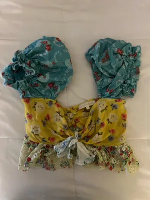 LoveShackFancy Cropped Blouse thumbnail 3