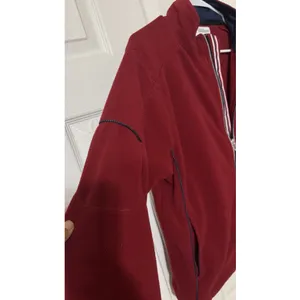 Vintage 90s Wilson Full‎ Zip Athletic Fleece Hoodie Red Jacket - Womens XL thumbnail 3