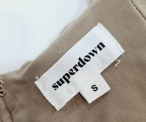 Superdown Renetta Mini Dress in Khaki Small thumbnail 10