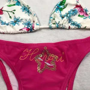Recco Brazilian bright floral print bikini thumbnail 3