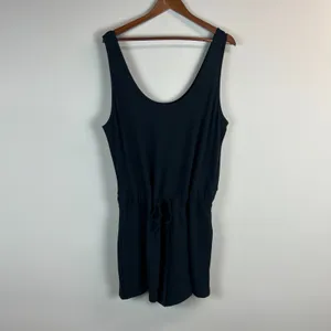 Abercrombie & Fitch Romper Womens‎ XLT Black Elastic Drawstring Waist Shorts A&F thumbnail 12