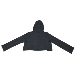 90 Degrees by Reflex NWT XXL Half Zip Pullover Charcoal Crop Hoodie Women’s Athletic thumbnail 16