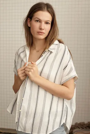 Central Shirt in Parkman Stripe thumbnail 1