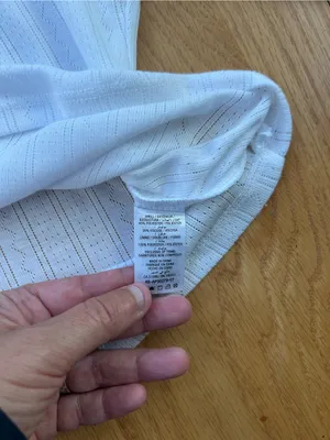 Ardene Pointelle Knit Long Sleeve Top Size XL White Ribbed Cinch Front Bow Y2K thumbnail 5