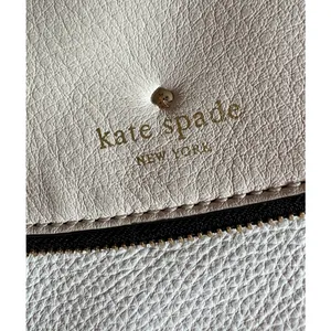 KATE SPADE Colorblock Leather Crossbody Zippered Purse Bag Satchel thumbnail 7