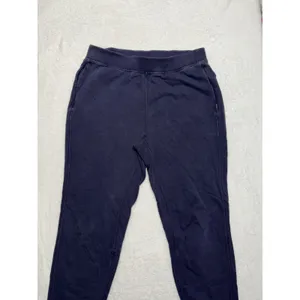 Lululemon Womens Athletica Warm Down Joggers Sweatpants Navy Blue Size 10 thumbnail 2