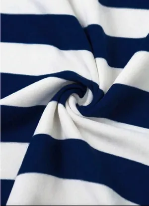 Maeve by Anthropologie Striped Midi Dress Sz L NWT Patriotic 4th of July Coastal thumbnail 5
