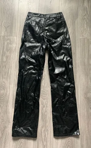 VERO MODA Leather Straight leg Pants thumbnail 10