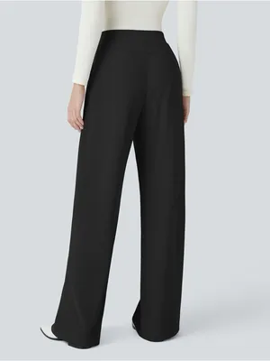 NWT Halara Flex™ High Waisted Body Sculpt Waist-Slimming Pocket Wide Leg Micro thumbnail 2
