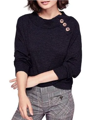 Free People We The Free Don’t Forget Me Oversized Thick Knit Sz S Top thumbnail 1