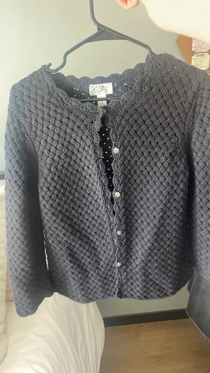 Ann Taylor Knit Button Down Sweater thumbnail 2