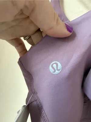 Lululemon Energy Longline Bra Medium Support B-D Cups Evolve Lavender Lux Size L thumbnail 4