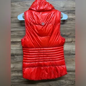 Like New‎ Lululemon Fluffin Awesome Down Puffer Vest in Alarming Red 4 thumbnail 6