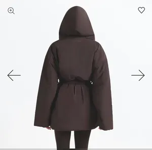 Nike SKIMS Woven Nylon Wrap Coat Phoenix thumbnail 3