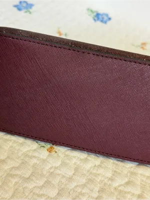 Kate Spade NWT Glitter Dome Makeup Bag Burgundy thumbnail 3