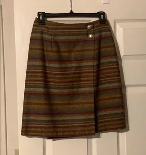 Vintage Casual Corner Annex western wrap pencil skirt, 4 thumbnail 1