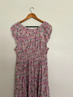 Old Navy floral maxi dress (L) thumbnail 7