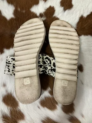 Dirty Laundry Cowhide Sandals thumbnail 2