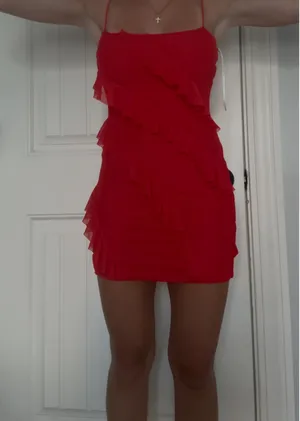 Princess Polly Pennell Mini Dress Red Size Small thumbnail 1