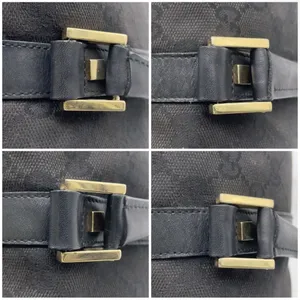 Gucci mini Boston bag canvas and leather thumbnail 13
