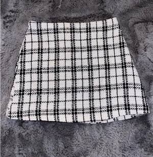 Lulus Tweed Mini Skirt Small thumbnail 1