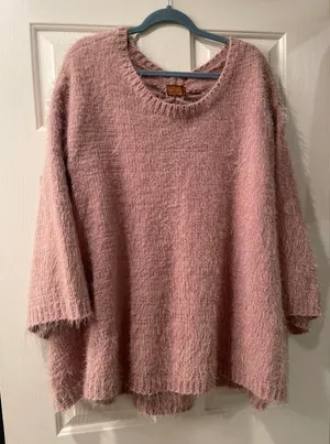 POL Mauve Sweater…Funky Back with cool cut outs! thumbnail 1