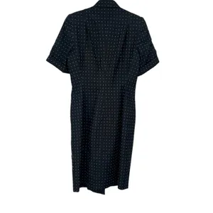 Tahari Vintage 80's L Blazer dress Short Retro Polka Dot Coquette Vintage Secretary thumbnail 4