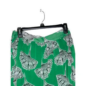 Francescas‎ Women Skirt Emmelee Floral Mini Lined Light Weight Green Medium NWT thumbnail 6