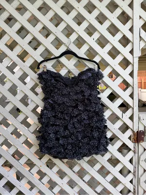 Anthropologie 3D Floral Polka Dot Mini Dress thumbnail 5