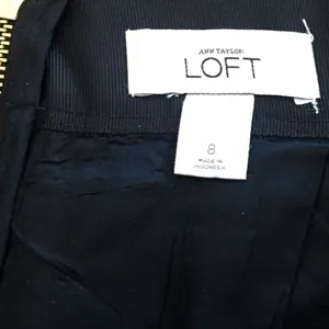 ANN Taylor loft gold/black overlay skirt thumbnail 4