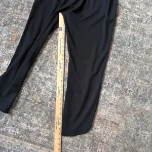 $98 Marine Layer Allison Black Tapered Ankle Pants Elastic Waist Tulip Hem Large thumbnail 6