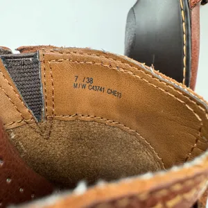 b.o.c. Born Concept Leather Clogs 7 Brown Wedge Mules Earthy‎ Granola Lagenlook thumbnail 10