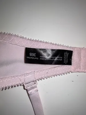 Pink Floral Bra Size 36 B thumbnail 4