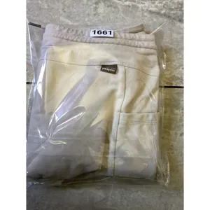Patagonia Mahnya Fleece Pants Cream Organic Cotton Joggers Womens Small thumbnail 9