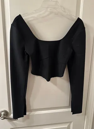 Abercrombie Corset Long Sleeve Top thumbnail 1