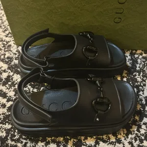 Gucci Horsebit Flatform Sandal Black thumbnail 4